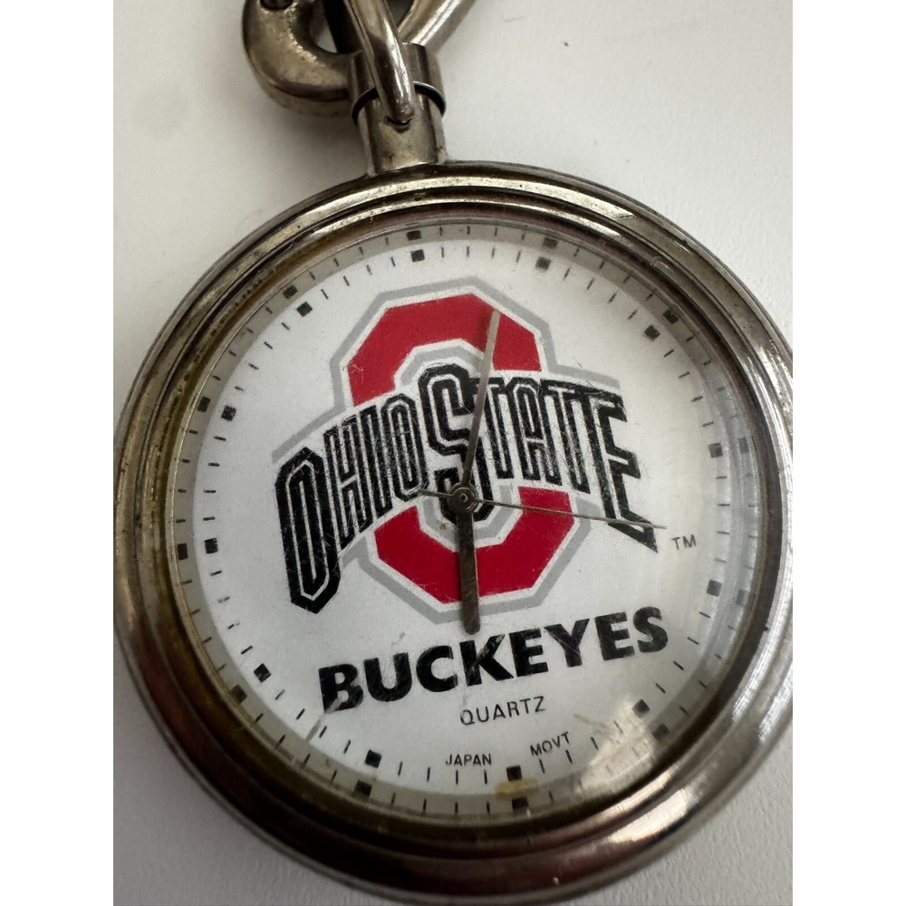 Ohio State Buckeyes Quartz Clip-on Oicjet Watcg Haob NVMT New Battery
